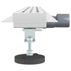 Drain de Douche avec Design Linéaire Argenté 100 cm 552684552684