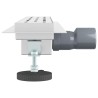 Drain de Douche avec Design Linéaire Argenté 50 cm 552697552697