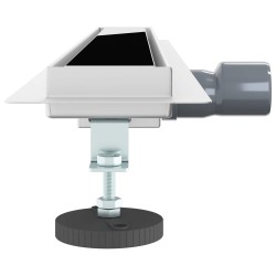 Drain de Douche avec Couverture en Verre Noir 70 cm 552704552704