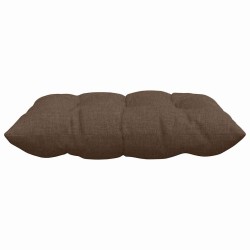 Coussins de siège 4 pcs Marron 40 x 40 x 6 cm tissu 552708552708