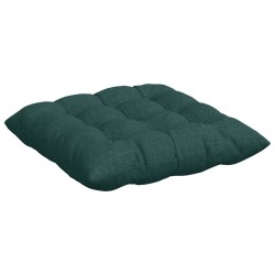 Coussins de siège 4 pcs Vert foncé 40 x 40 x 6 cm tissu 552709552709