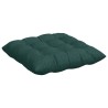 Coussins de siège 4 pcs Vert foncé 40 x 40 x 6 cm tissu 552709552709
