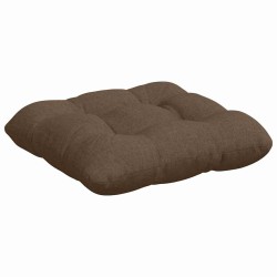 Coussins de siège 4 pcs Marron 45 x 45 x 12 cm tissu 552710552710