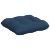 Coussins de siège 4 pcs Bleu 40 x 40 x 12 cm tissu 552716552716