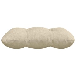 Coussins de siège 4 pcs Crème 40 x 40 x 12 cm tissu 552720552720