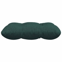 Coussins de siège 4 pcs Vert foncé 45 x 45 x 12 cm tissu 552722552722