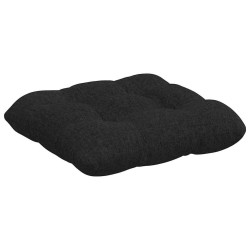 Coussins de siège 4 pcs Noir 45 x 45 x 12 cm tissu 552724552724