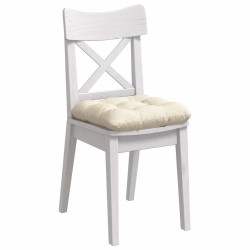 Coussins de siège 4 pcs Crème 40 x 40 cm 552725552725