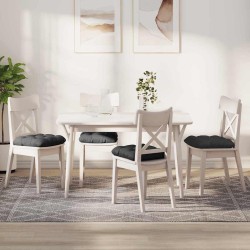 Coussins de siège 4 pcs Gris foncé 40 x 40 cm 552726552726