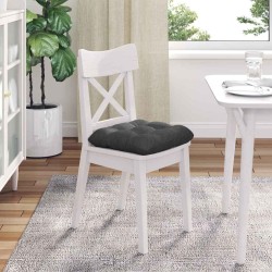 Coussins de siège 4 pcs Gris foncé 40 x 40 cm 552726552726