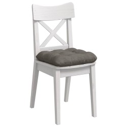 Coussins de siège 4 pcs Gris clair 40 x 40 cm 552727552727