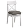 Coussins de siège 4 pcs Gris clair 40 x 40 cm 552727552727