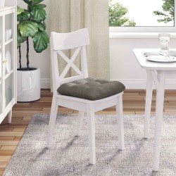Coussins de siège 4 pcs Gris clair 40 x 40 cm 552727552727
