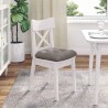 Coussins de siège 4 pcs Taupe 45 x 45 x 12 cm tissu 552730552730