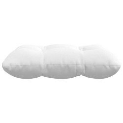 Coussins de siège 4 pcs Blanc 45 x 45 x 12 cm tissu 552731552731
