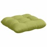 Coussins de siège 4 pcs Vert clair 45 x 45 x 12 cm tissu 552732552732