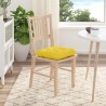 Coussins de siège 4 pcs Jaune clair 45 x 45 x 12 cm tissu 552733552733