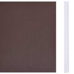 Écran d'intimité de jardin PVC 70x0,19 m Marron 552736552736