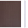 Écran d'intimité de jardin PVC 70x0,19 m Marron 552736552736