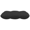 Coussins de siège 4 pcs Noir 40 x 40 cm Tissu en microfibre 552737552737