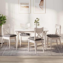 Coussins de siège 4 pcs Taupe 40 x 40 x 6 cm tissu 552738552738