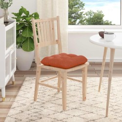 Coussins de siège 4 pcs Rouge orange 45 x 45 cm 552740552740