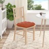 Coussins de siège 4 pcs Rouge orange 45 x 45 cm 552740552740