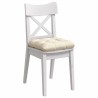Coussins de siège 4 pcs Crème 45 x 45 cm 552741552741