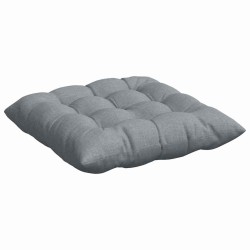 Coussins de siège 4 pcs Gris clair 40 x 40 x 6 cm tissu 552746552746