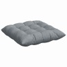 Coussins de siège 4 pcs Gris clair 40 x 40 x 6 cm tissu 552746552746