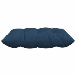 Coussins de siège 4 pcs Bleu 40 x 40 x 6 cm tissu 552749552749