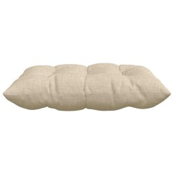 Coussins de siège 4 pcs Crème 40 x 40 x 6 cm tissu 552750552750