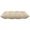 Coussins de siège 4 pcs Crème 40 x 40 x 6 cm tissu 552750552750