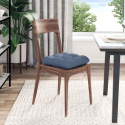 Coussins de siège 4 pcs Bleu 45 x 45 cm Tissu en velours côtelé 552751552751