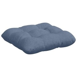 Coussins de siège 4 pcs Bleu 45 x 45 cm Tissu en velours côtelé 552751552751