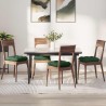 Coussins de siège 4 pcs Vert foncé 45 x 45 cm 552753552753