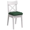 Coussins de siège 4 pcs Vert foncé 45 x 45 cm 552753552753