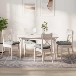 Coussins de siège 4 pcs Gris clair 40 x 40 cm 552755552755