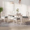 Coussins de siège 4 pcs Gris clair 40 x 40 cm 552755552755