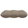 Coussins de siège 4 pcs Taupe 40 x 40 cm Tissu en microfibre 552760552760