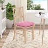 Coussins de siège 4 pcs Rose 40 x 40 x 12 cm tissu 552761552761
