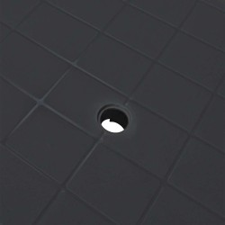 Table de jardin Anthracite 101 x 68 x 72 cm Plastique 552762552762