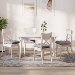 Coussins de siège 4 pcs Gris nuage 45 x 45 x 12 cm tissu 552763552763