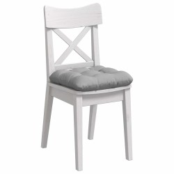 Coussins de siège 4 pcs Gris nuage 45 x 45 x 12 cm tissu 552763552763