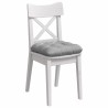 Coussins de siège 4 pcs Gris nuage 45 x 45 x 12 cm tissu 552763552763
