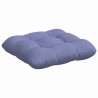 Coussins de siège 4 pcs Bleu denim 45 x 45 x 12 cm tissu 552764552764