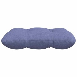 Coussins de siège 4 pcs Bleu denim 45 x 45 x 12 cm tissu 552764552764