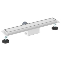 2 en 1 Drain de Douche Argenté 50 cm Acier Inox 304 552766552766