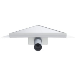 Drain de douche triangle 2 en 1 Argenté 32 x 32 x 7,5 cm 552767552767