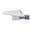 Drain de douche triangle 2 en 1 Argenté 32 x 32 x 7,5 cm 552767552767